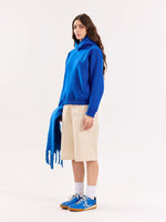 Load image into Gallery viewer, Blue Cropped Fit Hoodie ( Pre-Order )