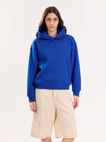 Load image into Gallery viewer, Blue Cropped Fit Hoodie ( Pre-Order )