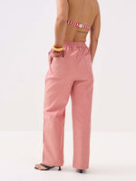Load image into Gallery viewer, Red Oxford Pull-on Pants
