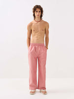 Load image into Gallery viewer, Red Oxford Pull-on Pants
