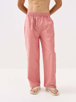 Load image into Gallery viewer, Red Oxford Pull-on Pants
