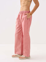 Load image into Gallery viewer, Red Oxford Pull-on Pants
