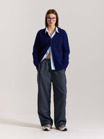 Load image into Gallery viewer, Blue Checkered Woolen Pants