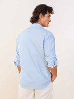 Load image into Gallery viewer, Relaxed Fit Blue Striped Shirt
