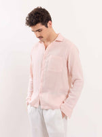 Load image into Gallery viewer, Pink Gauze Holiday Shirt
