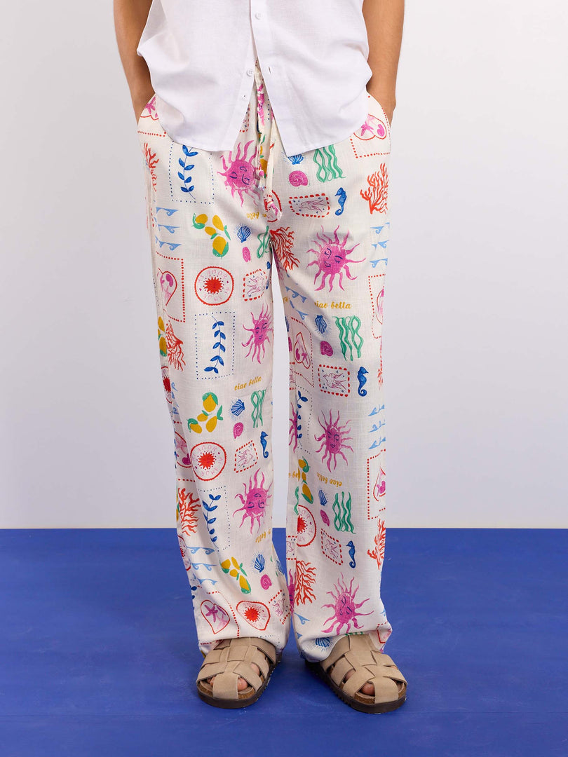 Sun & the Sea Linen Pull-on Pants