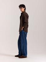 Load image into Gallery viewer, Relaxed Fit Dark Brown Textured Shirt