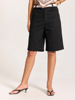 Load image into Gallery viewer, Black Jorts