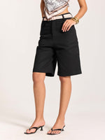 Load image into Gallery viewer, Black Jorts