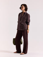 Load image into Gallery viewer, Coffee Brown Irish Linen Shirt