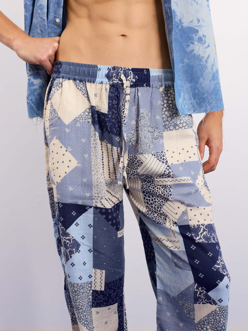 Bandana Gauze Pull-on Pants