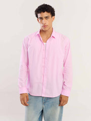 Pink Poplin Shirt