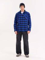 Load image into Gallery viewer, Blue Flannel Overshirt