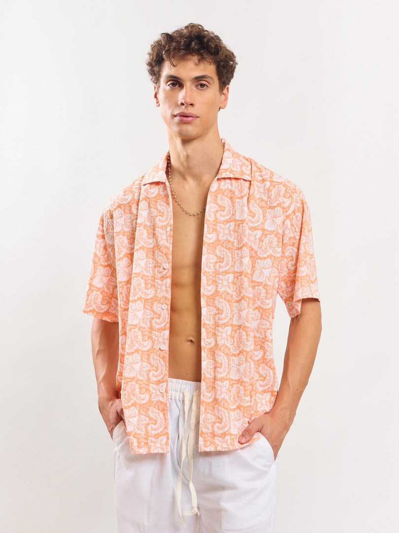 Shore thing printed shirt