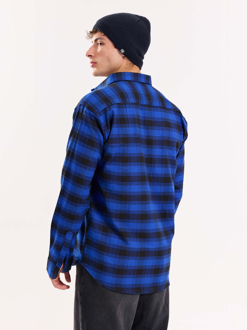 Blue Flannel Overshirt
