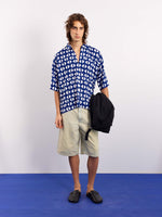 Load image into Gallery viewer, Indigo Blue Indie Printed Pullover
