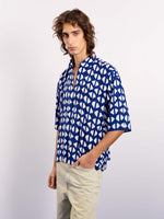 Load image into Gallery viewer, Indigo Blue Indie Printed Pullover
