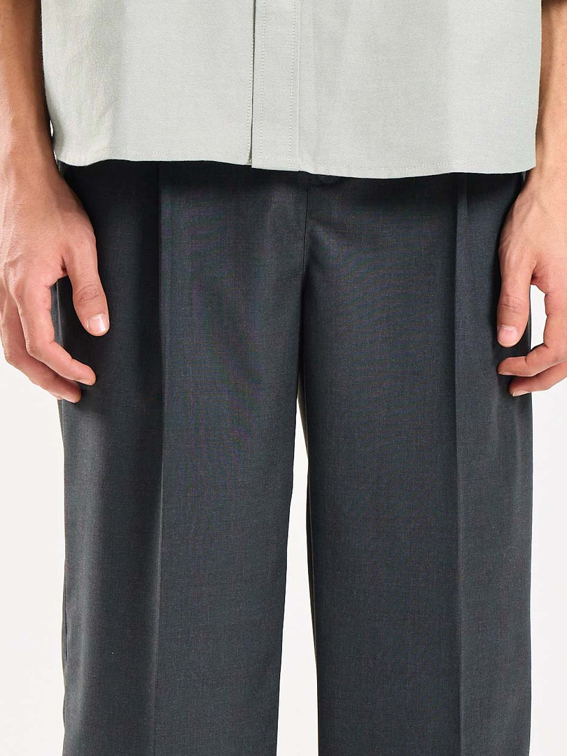 Green & Grey Checked Baggy Fit Trousers