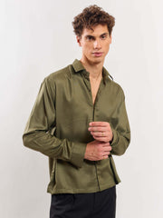 Green Drape Shirt