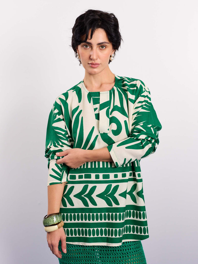 Palmera Printed Pullover