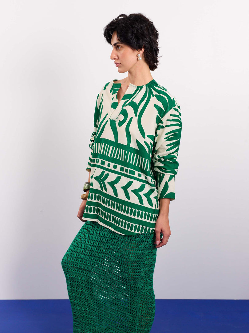 Palmera Printed Pullover