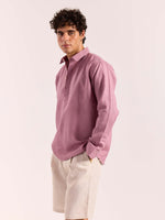 Load image into Gallery viewer, Dusty Rose Linen Pullover