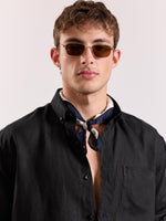 Load image into Gallery viewer, Black Irish Linen Shirt