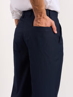 Load image into Gallery viewer, Blue Pinstriped Trousers
