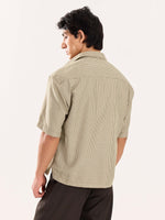Load image into Gallery viewer, Brown Checkered Cropped Shirt (Pre-Order)
