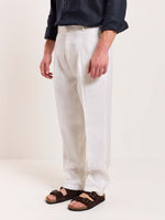 Load image into Gallery viewer, White Linen Trousers
