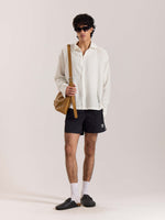 Load image into Gallery viewer, White Wave Textured Holiday Shirt