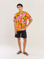 Load image into Gallery viewer, Citrus Bloom Wrinkled Shirt