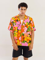Load image into Gallery viewer, Citrus Bloom Wrinkled Shirt
