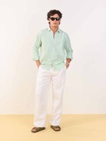 Load image into Gallery viewer, Relaxed Fit Green Striped Shirt
