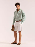 Load image into Gallery viewer, Sage Green Linen Pullover