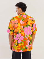 Load image into Gallery viewer, Citrus Bloom Wrinkled Shirt