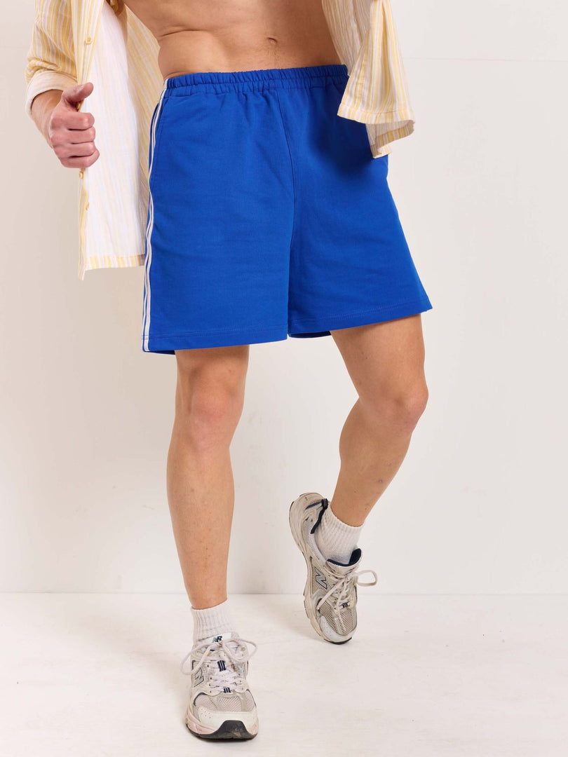 Blue Terry Shorts