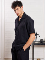 Load image into Gallery viewer, Black Patterned Shirt
