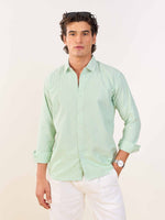 Load image into Gallery viewer, Relaxed Fit Green Striped Shirt
