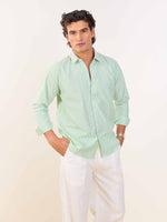 Load image into Gallery viewer, Relaxed Fit Green Striped Shirt
