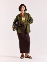 Load image into Gallery viewer, Olive Irish Linen Shirt