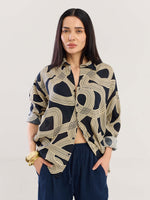 Load image into Gallery viewer, Retro Ripples Wrinkled Shirt