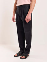 Load image into Gallery viewer, Black Linen Trousers
