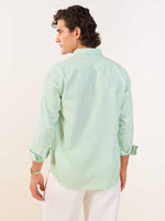 Load image into Gallery viewer, Relaxed Fit Green Striped Shirt
