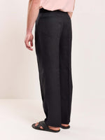 Load image into Gallery viewer, Black Linen Trousers

