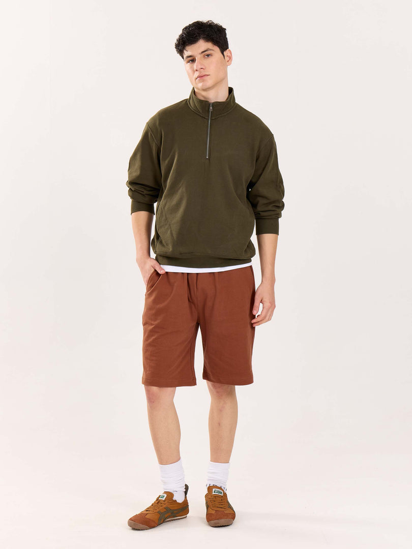 Brown Sweatshorts