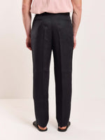 Load image into Gallery viewer, Black Linen Trousers
