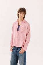 Load image into Gallery viewer, Pastel Pink Gauze Holiday Shirt
