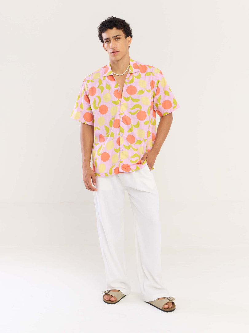 Lemon & Tangerines Printed Shirt
