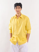 Load image into Gallery viewer, Yellow Linen Shirt
